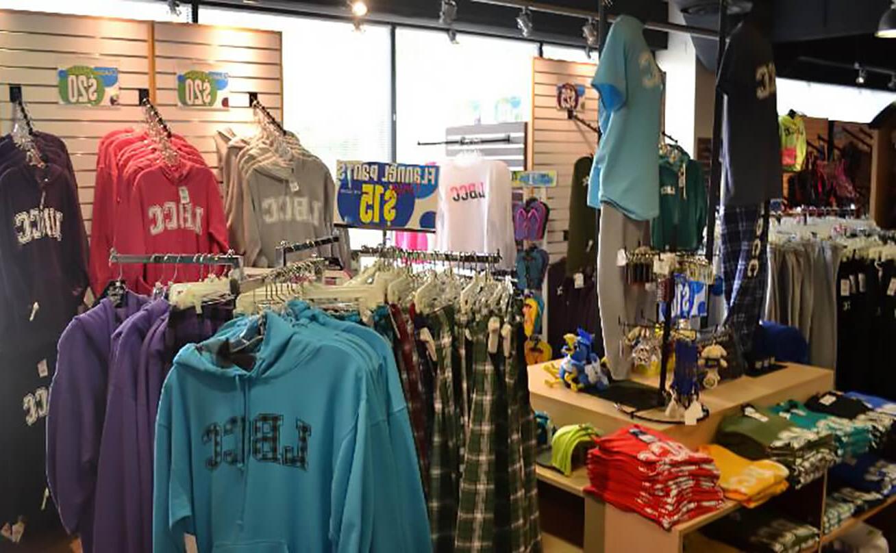 Photo of merchandise from the Campus Store